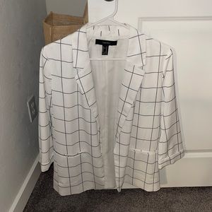 Forever 21 white blazer